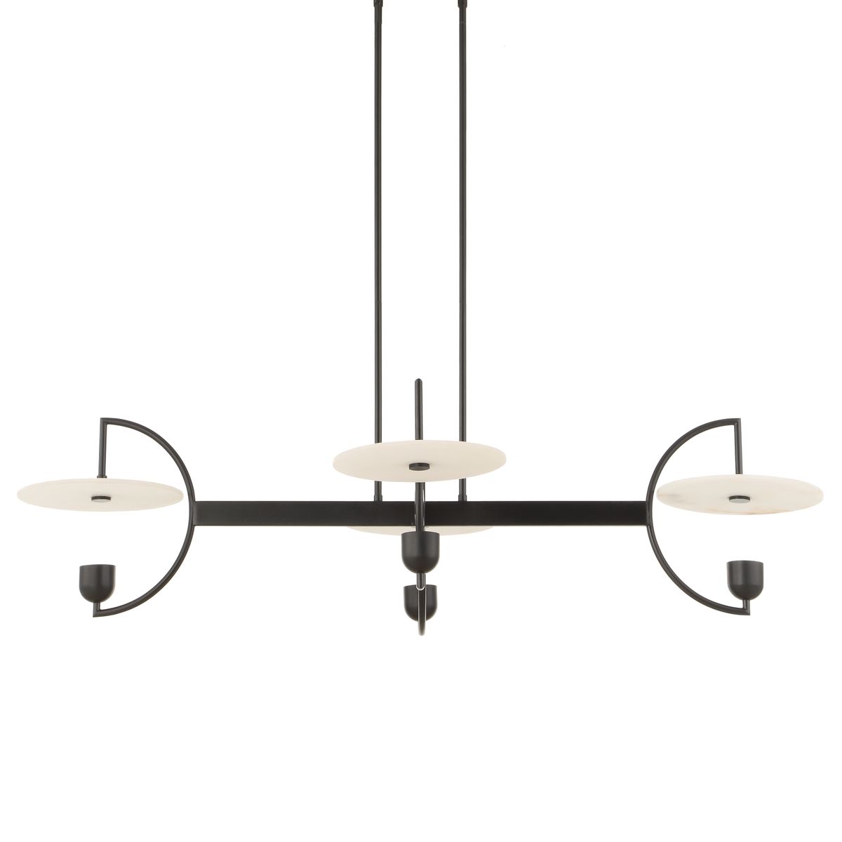 Kyoto, 4 Lt  Linear LED Chandelier