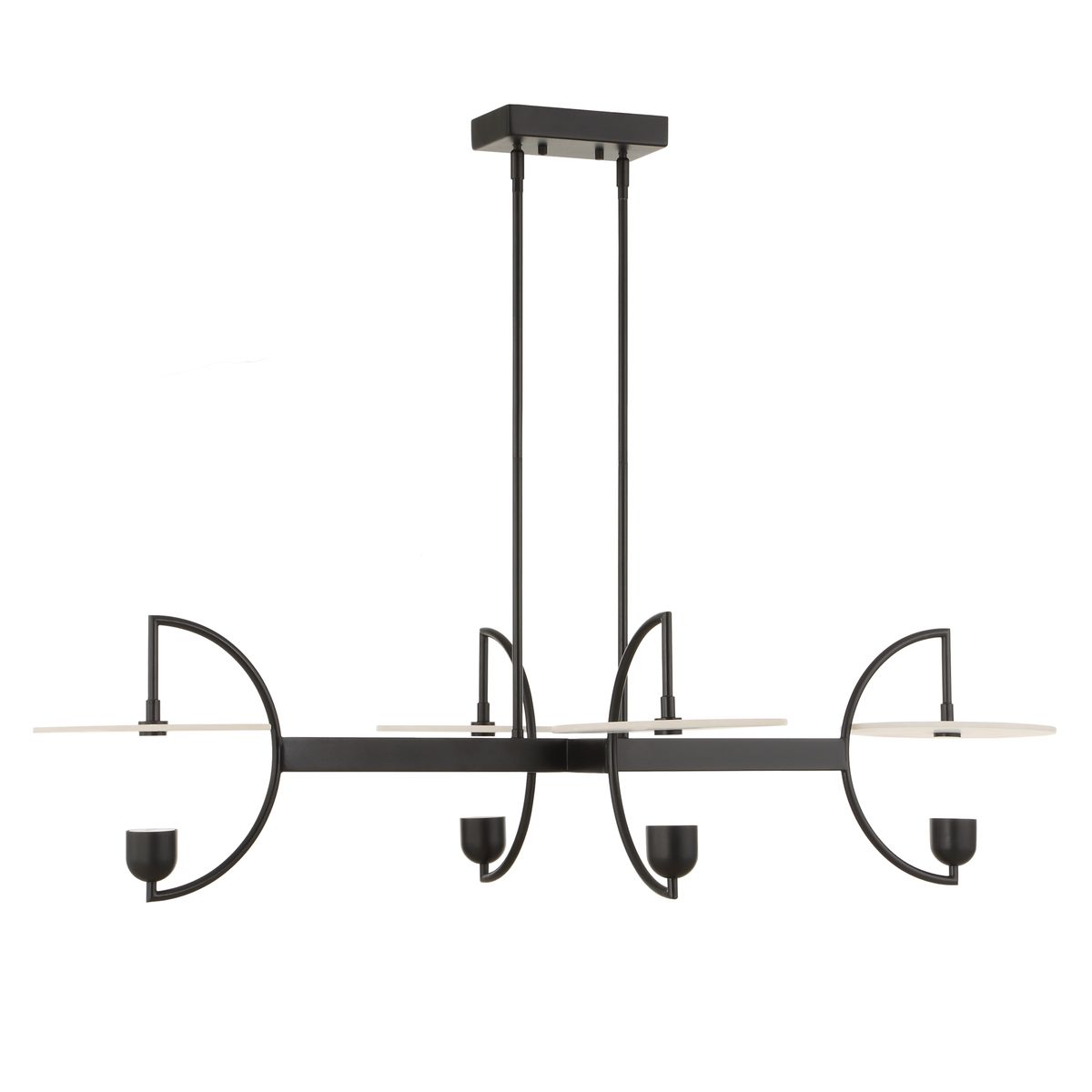 Kyoto, 4 Lt  Linear LED Chandelier