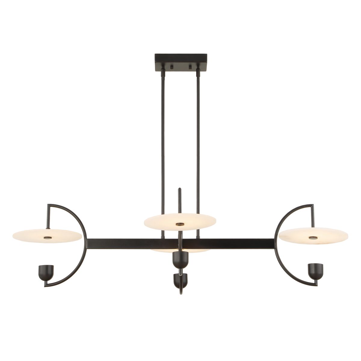 Kyoto, 4 Lt  Linear LED Chandelier