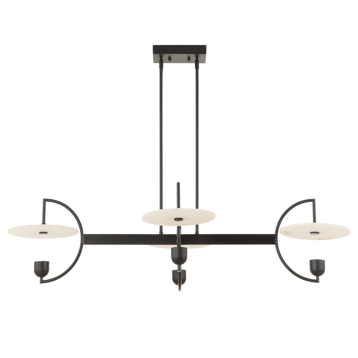 Kyoto, 4 Lt  Linear LED Chandelier