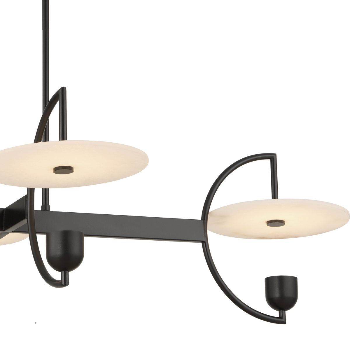 Kyoto, 4 Lt  Linear LED Chandelier