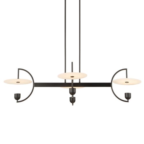 Kyoto, 4 Lt  Linear LED Chandelier