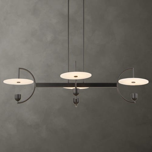 Kyoto, 4 Lt  Linear LED Chandelier