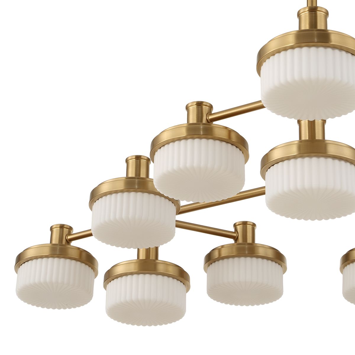 Wedge, 12 Lt LED Chandelier