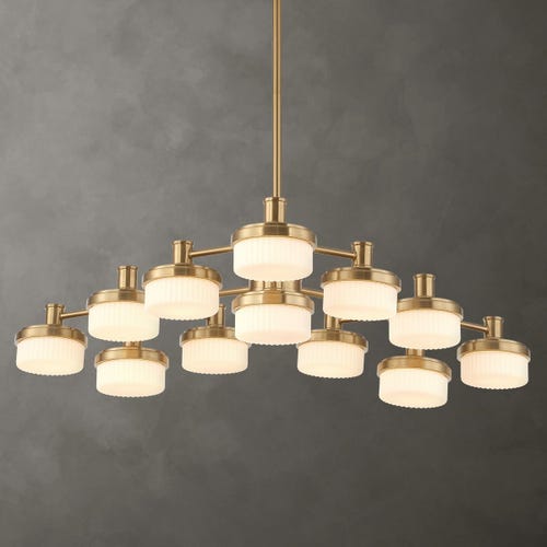 Wedge, 12 Lt LED Chandelier