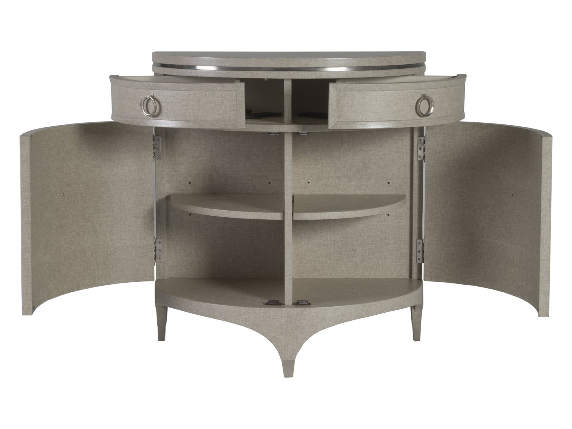 Zeitgeist Linen Demilune Chest