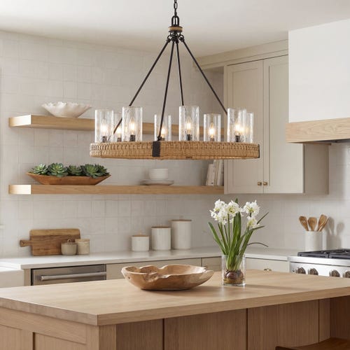 Palm Royal, 8 Lt Indoor-Outdoor Chandelier