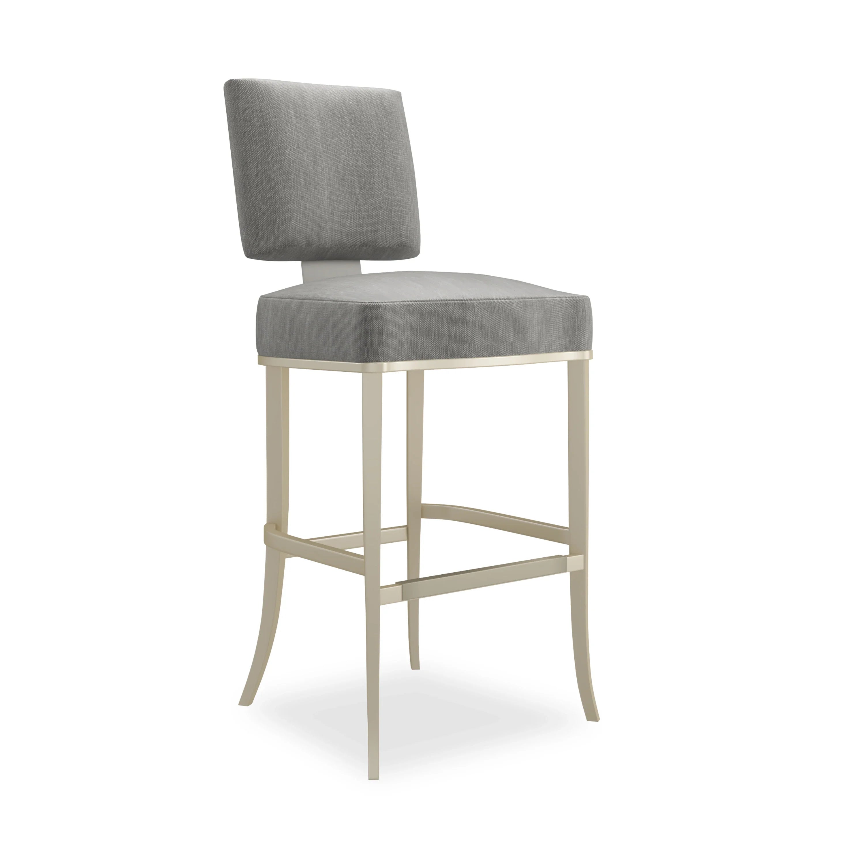 Reserved Seating Bar Stool-Pewter – Bar & Counter Stools by Caracole | Sutter & Vale