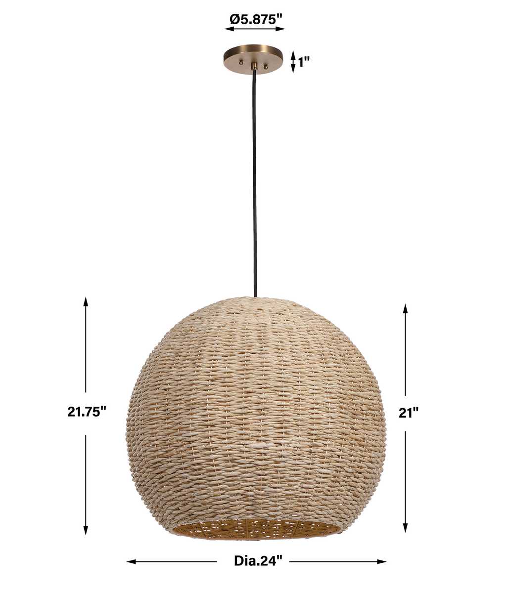 Seagrass Dome, 1 Lt Pendant