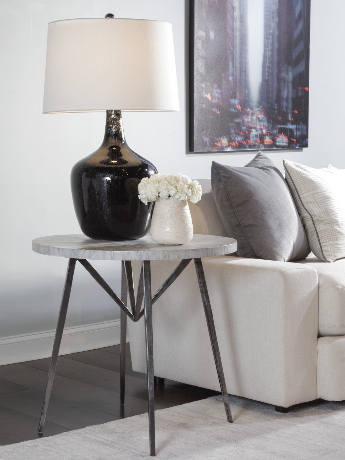 Alfie Round End Table