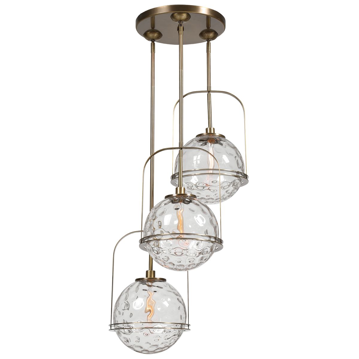 Mimas, 3 Lt Cluster Pendant