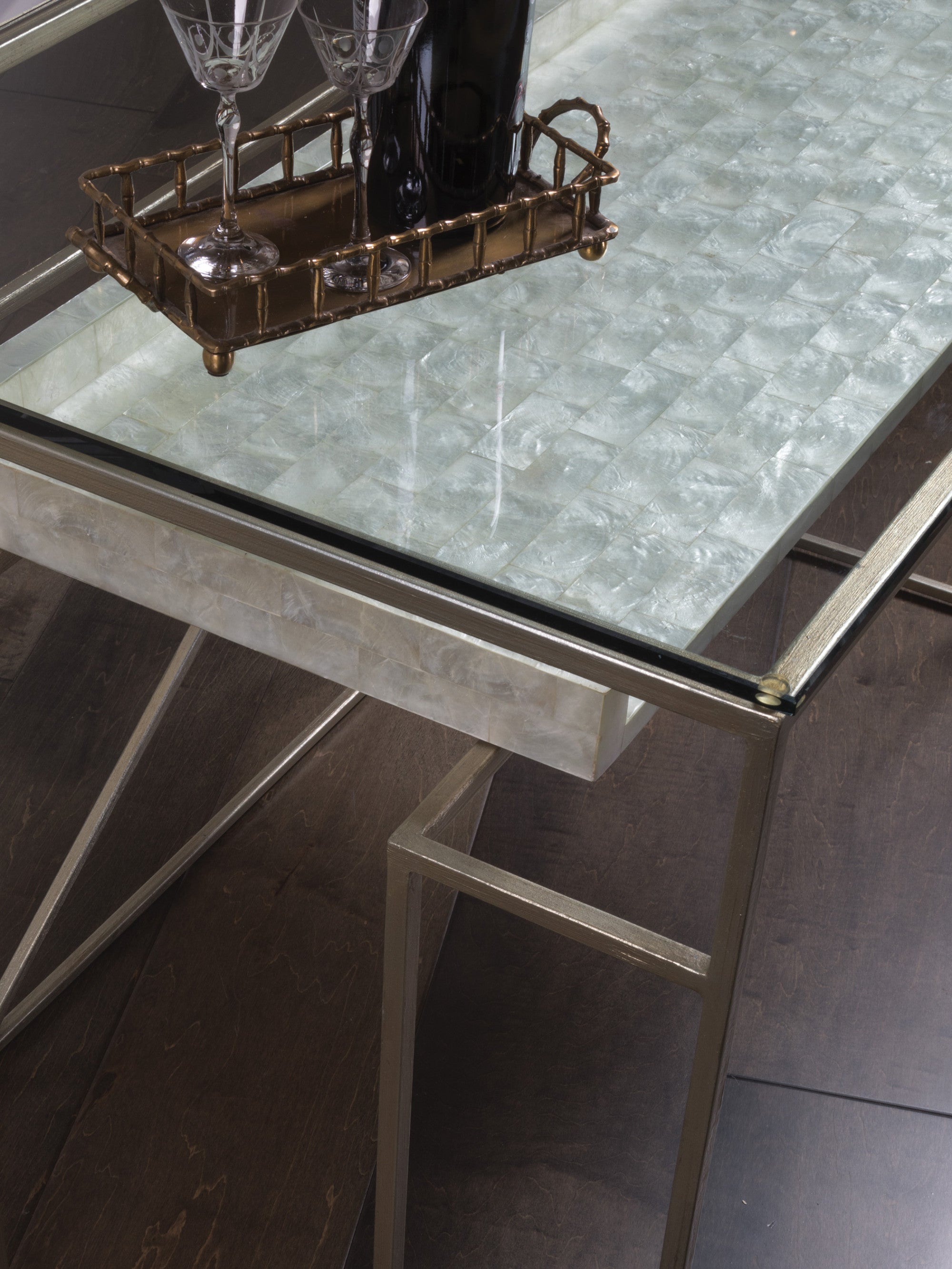 Cumulus Capiz Writing Table