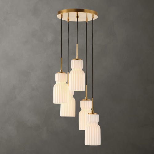 Vanier, 5 Lt  Cluster Pendant