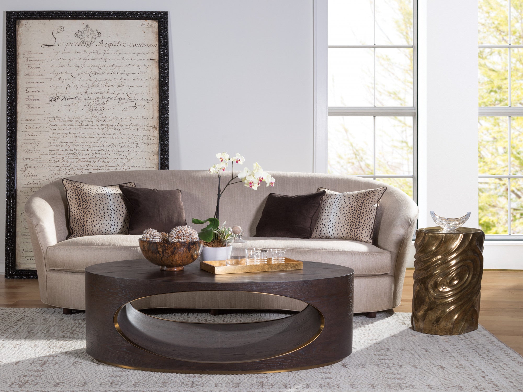 Verbatim Oval Cocktail Table