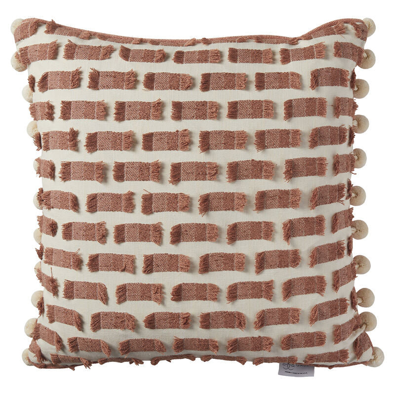 All Fringed Up Rose Poly 24x24