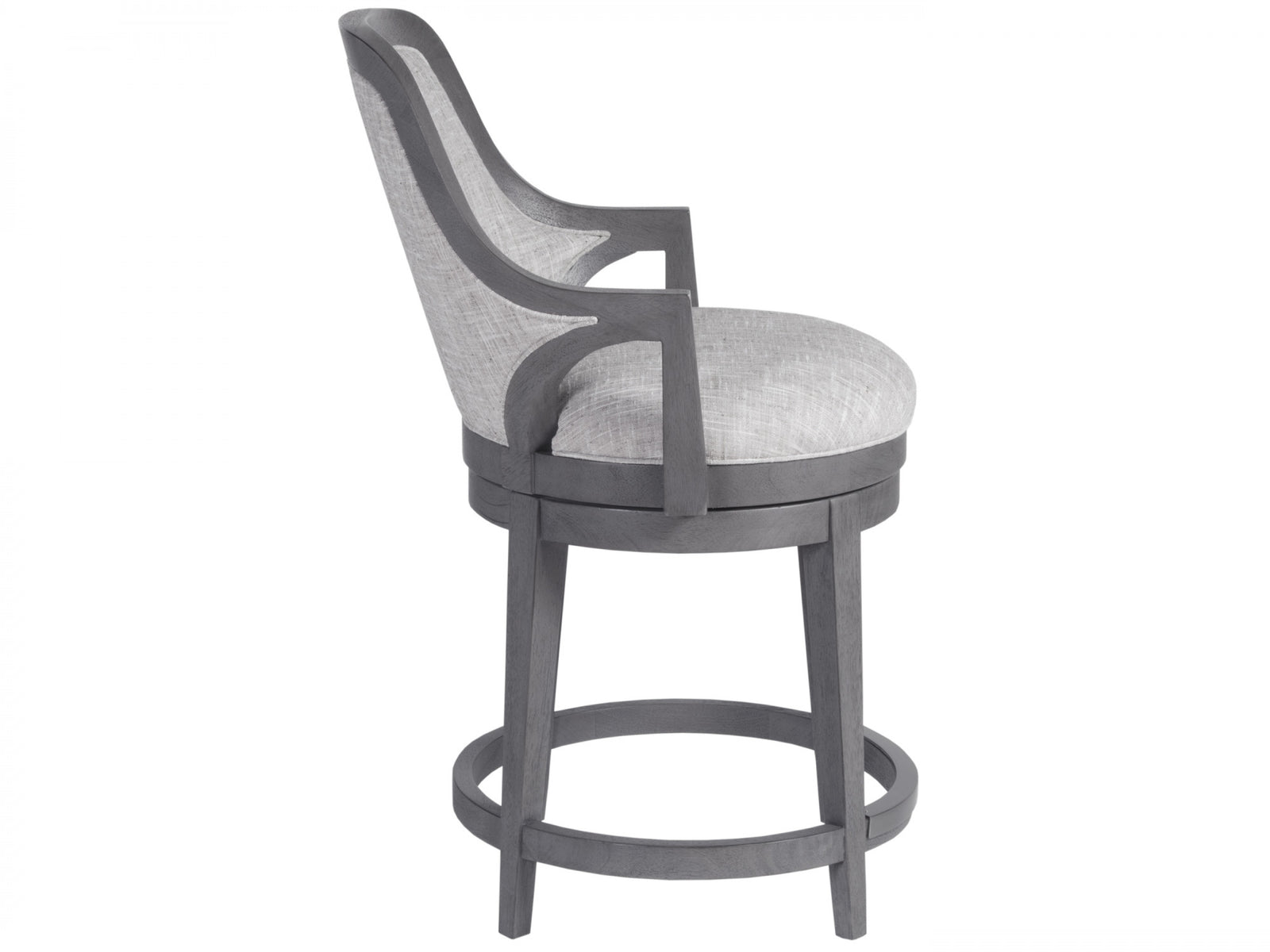 Appellation Upholstered Swivel Counter Stool