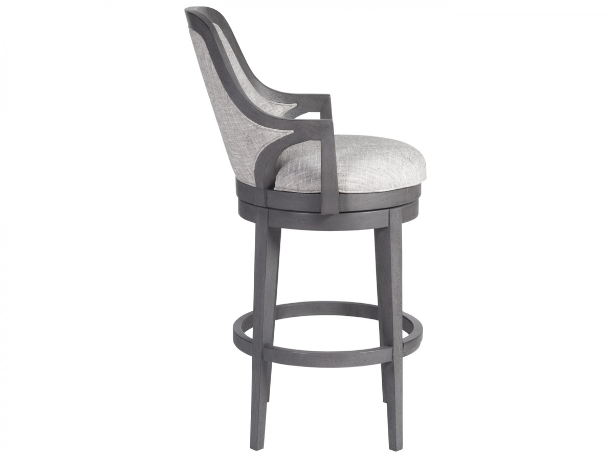 Appellation Upholstered Swivel Bar Stool