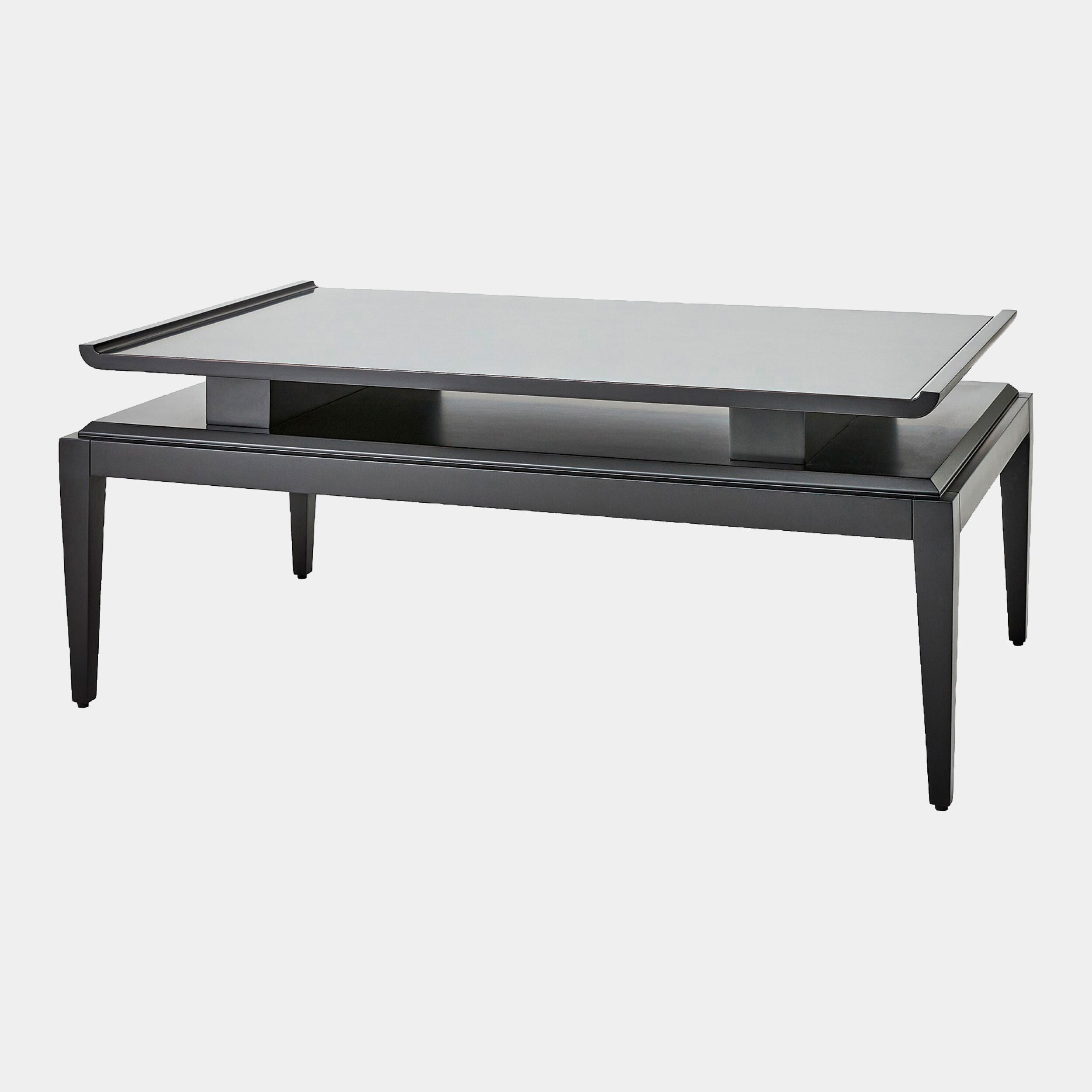 Poise Cocktail Table-Black Satin
