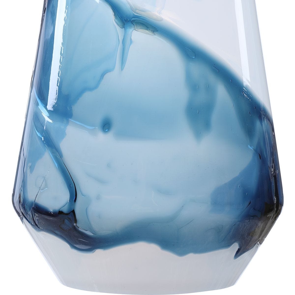 Windswept Blue & White, 1 Lt  Mini Pendant