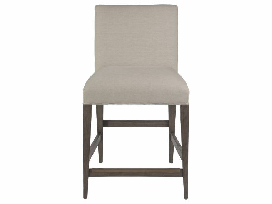 Madox Upholstered Low Back Counter Stool