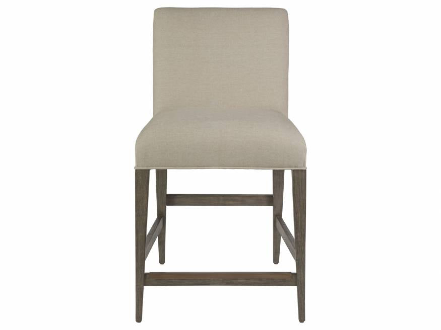 Madox Upholstered Low Back Counter Stool