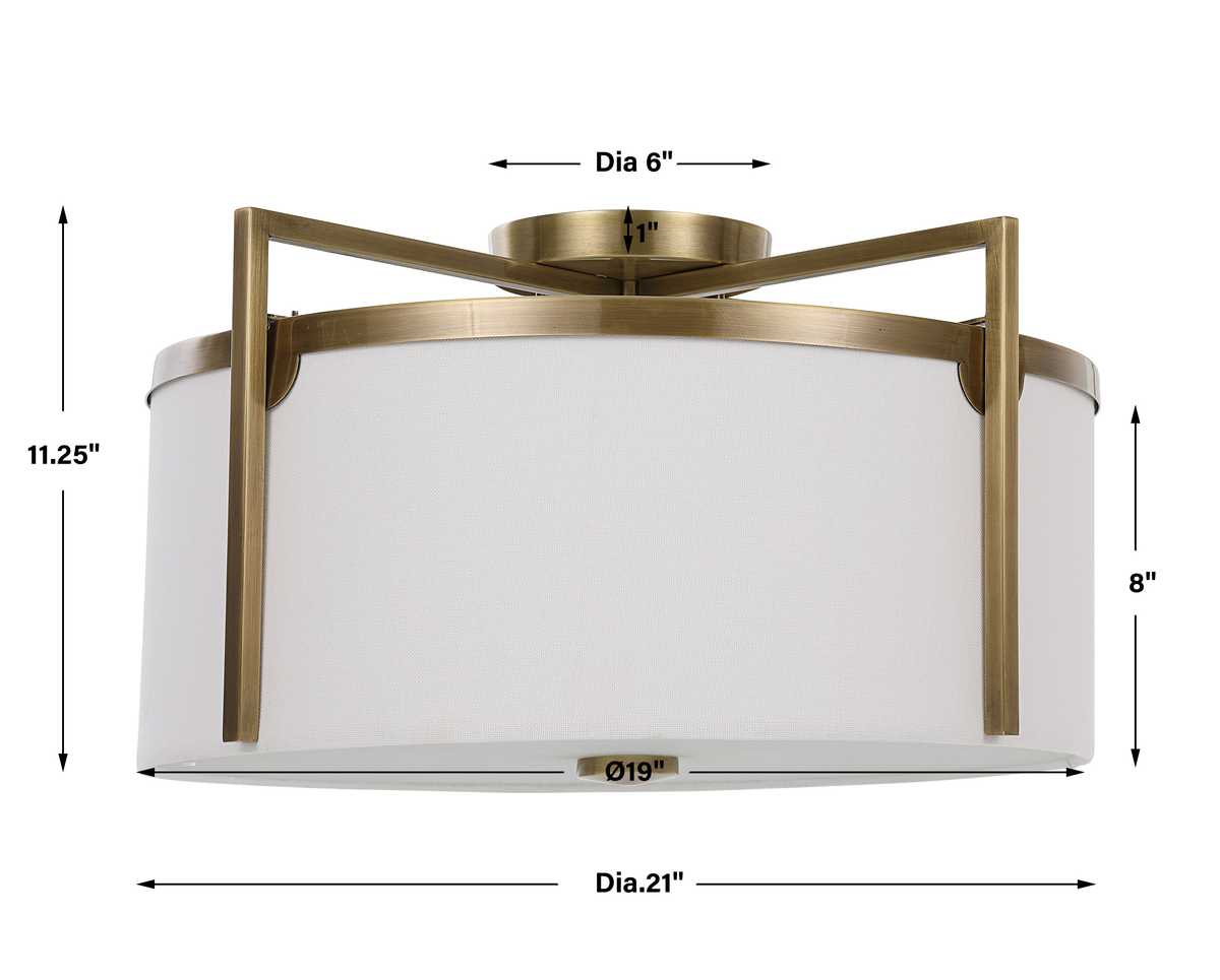 Colfax, 3 Lt Semi Flush