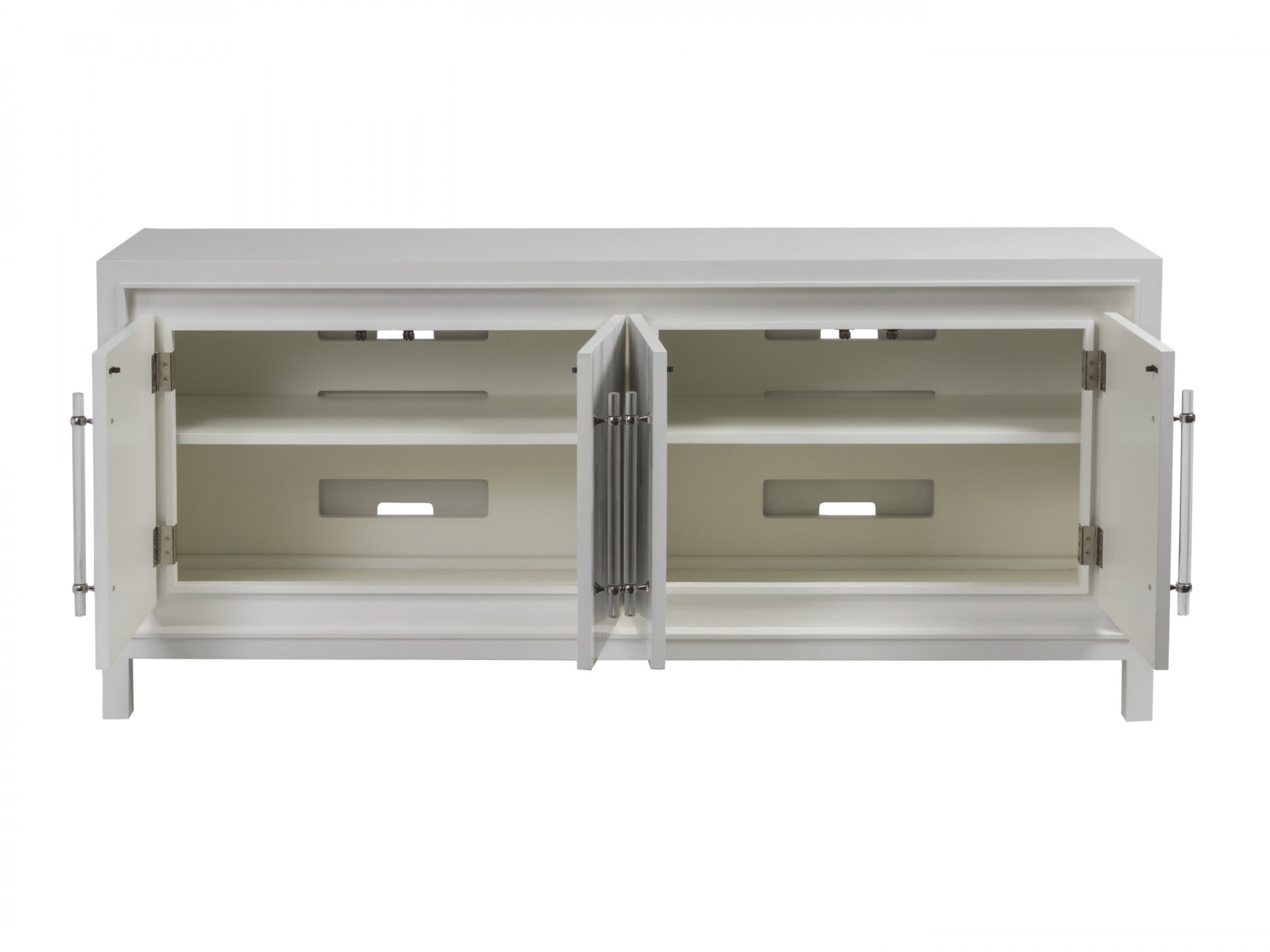 Elation White Media Console