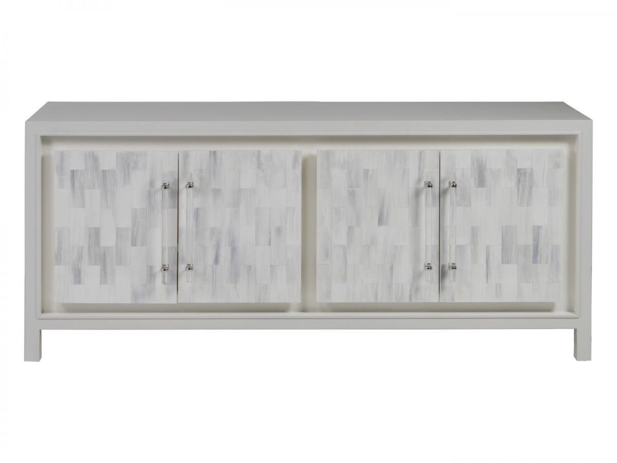 Elation White Media Console