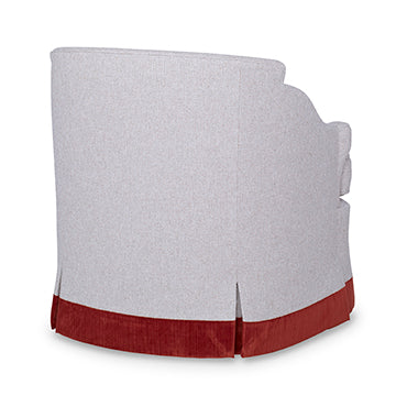 Barbara Swivel Chair - Skirted