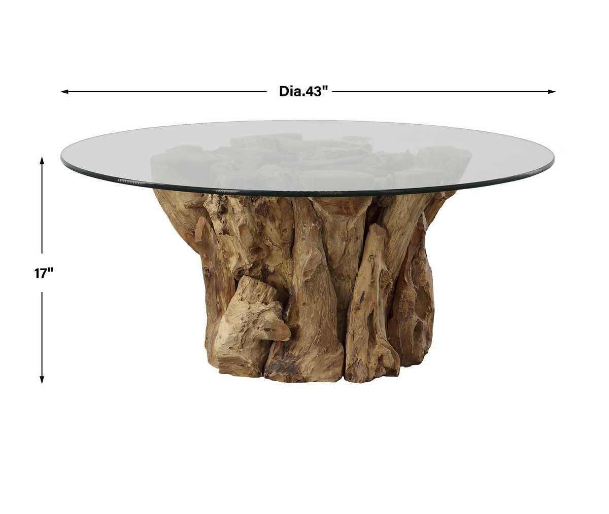 Driftwood Coffee Table, Large, 2 Cartons – Coffee Tables by Uttermost | Sutter & Vale