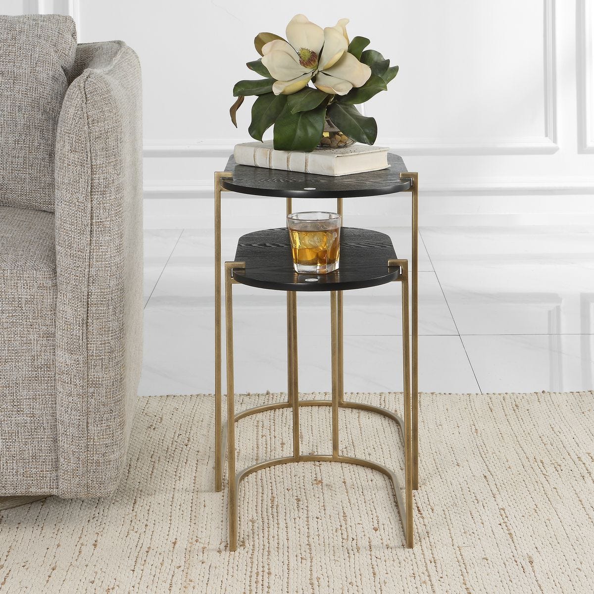 Aztec Nesting Tables, S/2 – Furniture by Uttermost | Sutter & Vale