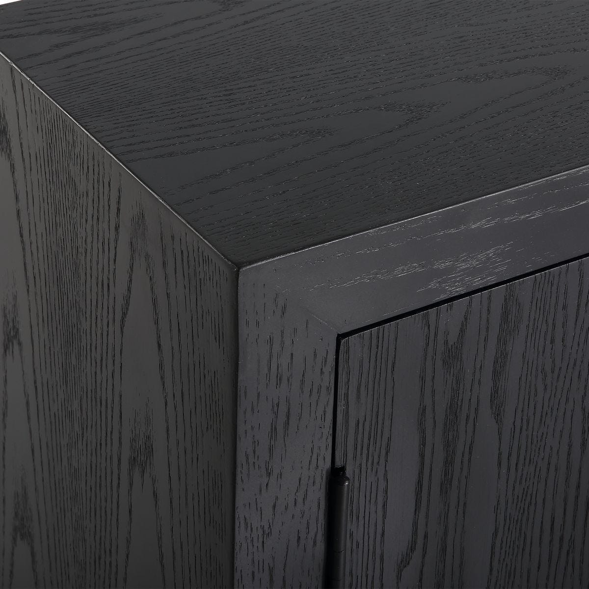 Front Range 2 Door Cabinet, Black – Furniture by Uttermost | Sutter & Vale