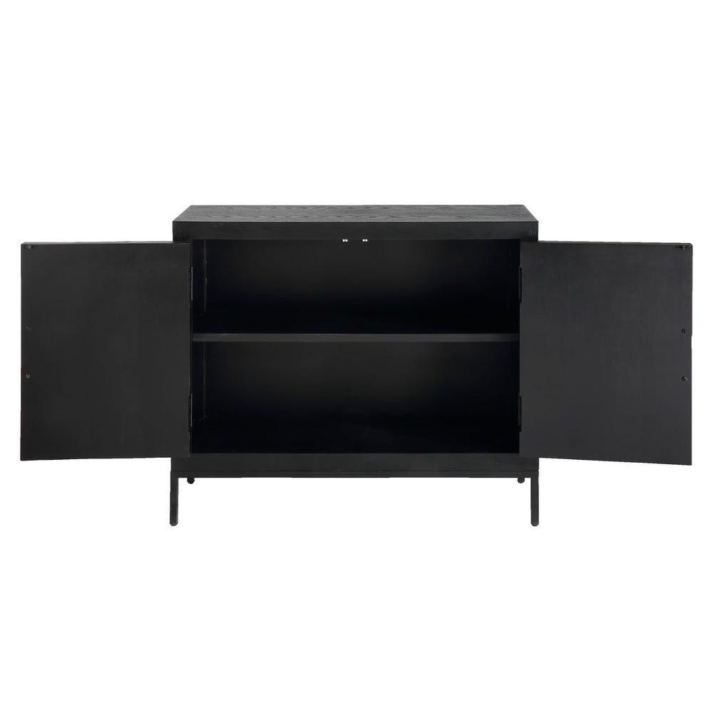 Front Range 2 Door Cabinet, Black