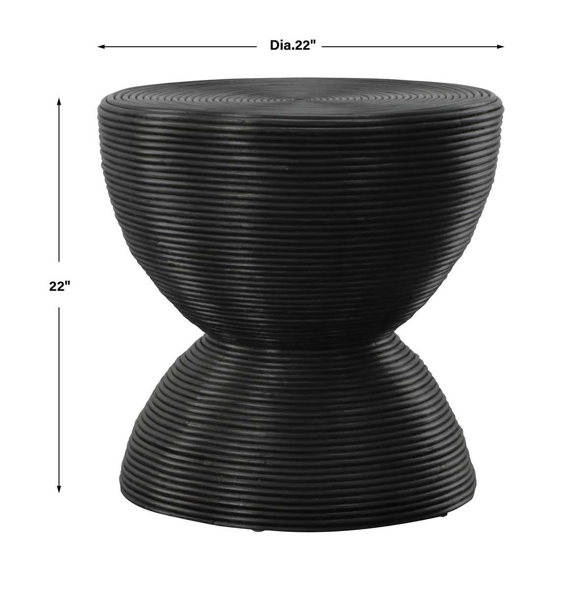 Bongo Side Table, Black – Furniture by Uttermost | Sutter & Vale