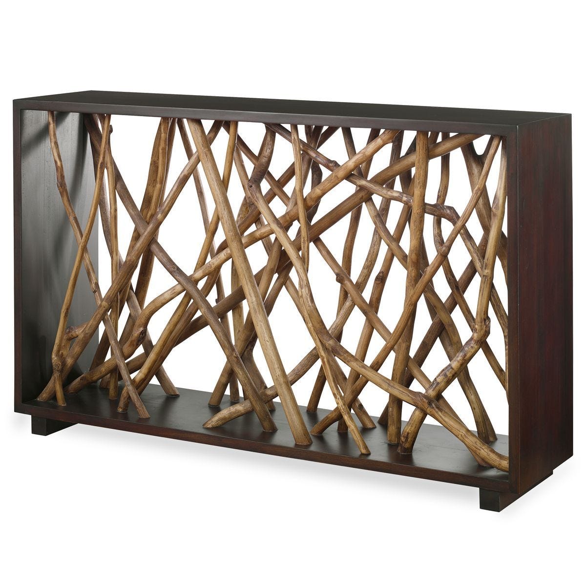 Teak Maze Console Table – Furniture by Uttermost | Sutter & Vale
