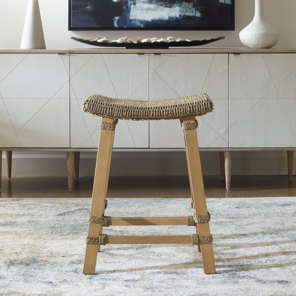 Everglade Counter Stool – Furniture by Uttermost | Sutter & Vale