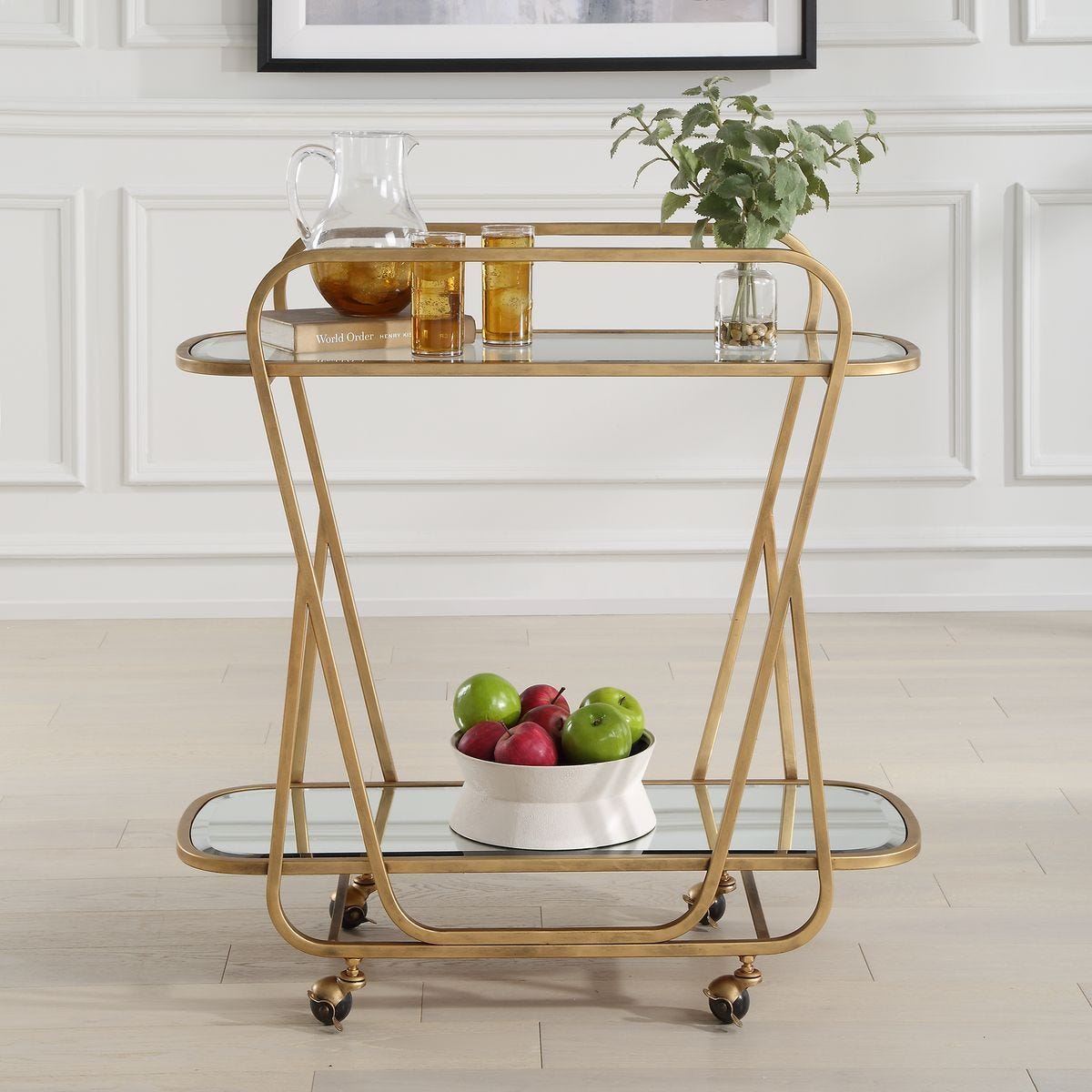Swain Serving Cart – Furniture by Uttermost | Sutter & Vale