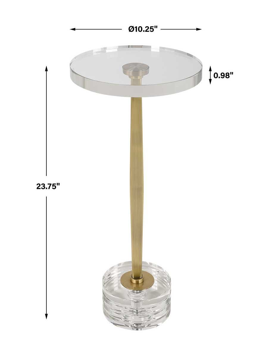 Groove Drink Table by Uttermost