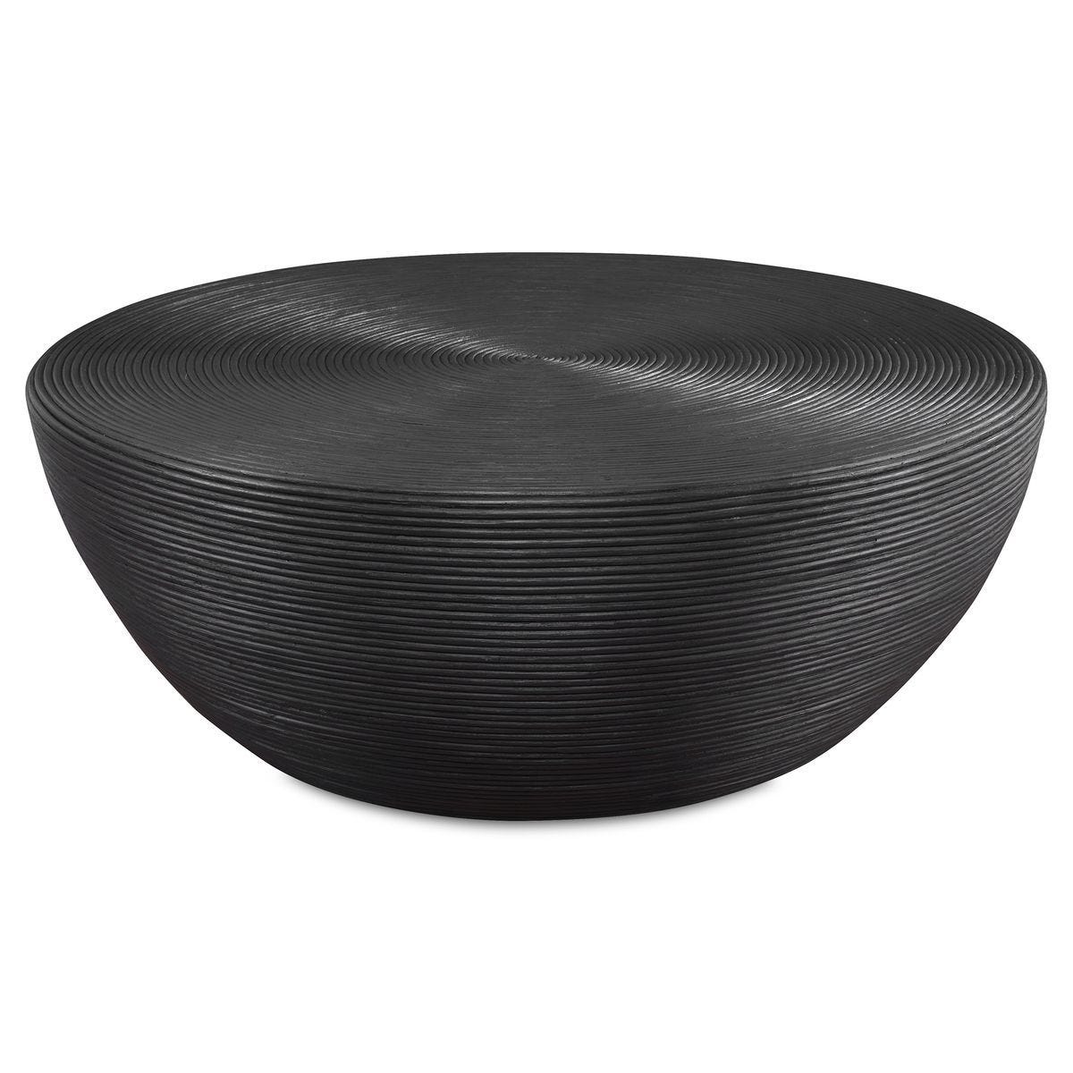 Bongo Coffee Table, Black – Furniture by Uttermost | Sutter & Vale
