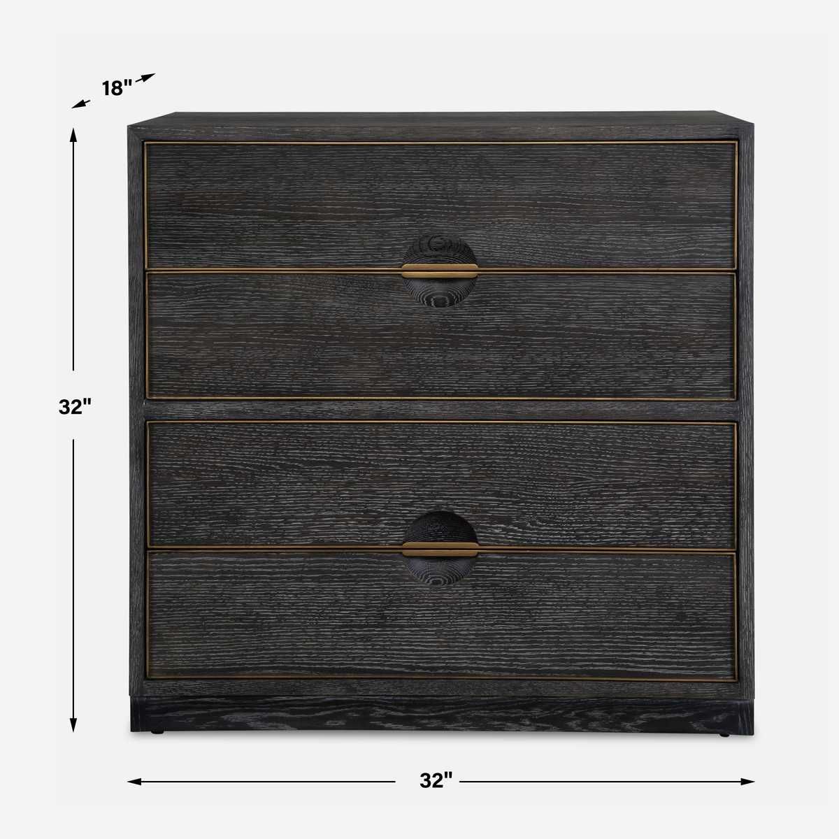 Besos 4 Drawer Chest – Furniture by Uttermost | Sutter & Vale