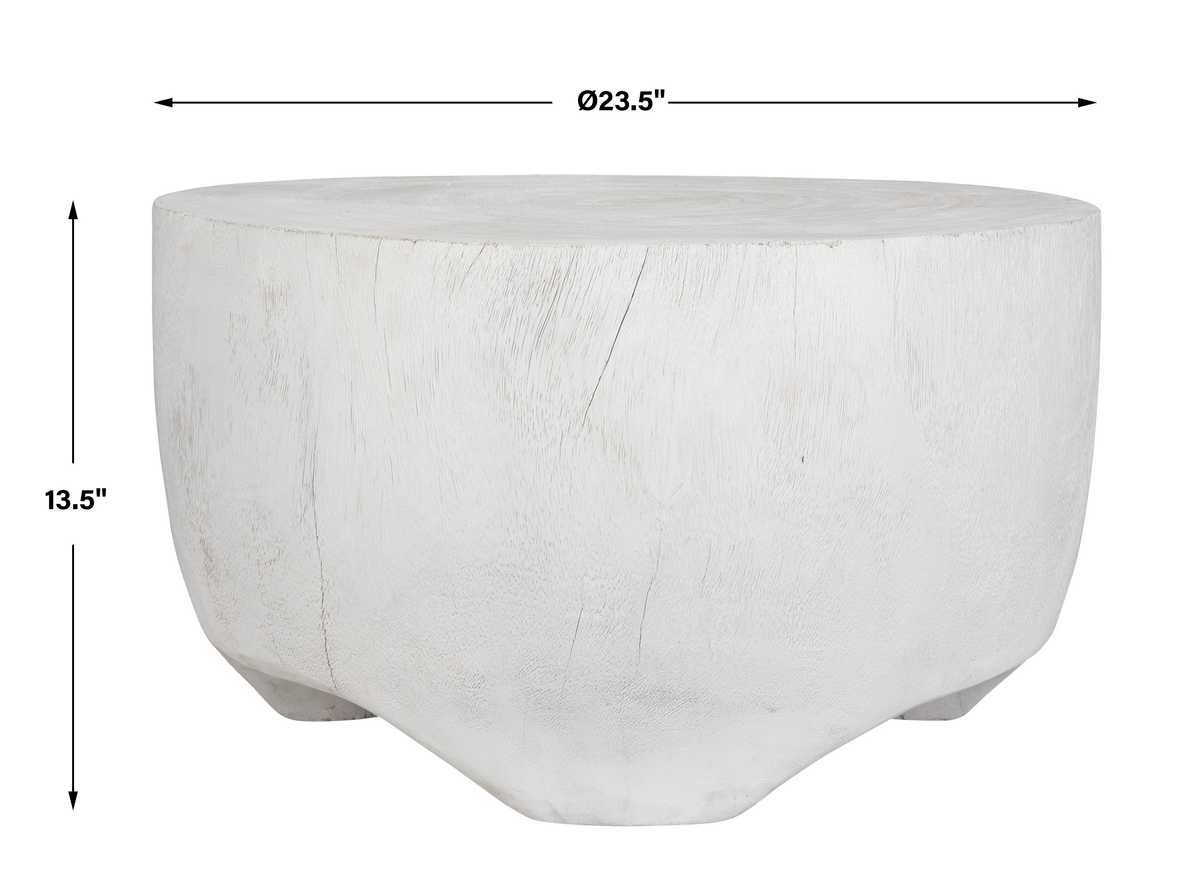 Elevate Coffee Table, White – Furniture by Uttermost | Sutter & Vale