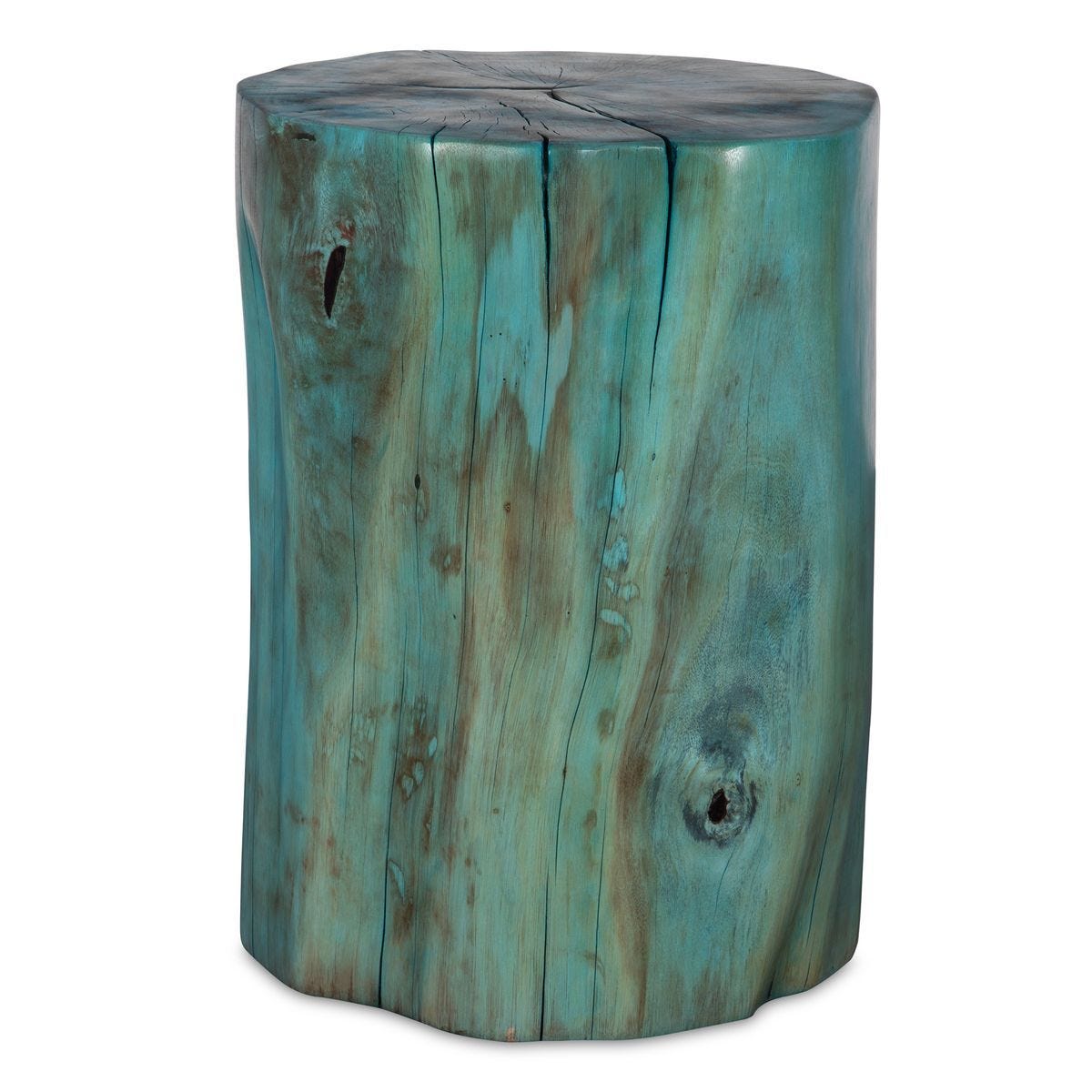 Habitat Accent Stool, Blue – Furniture by Uttermost | Sutter & Vale
