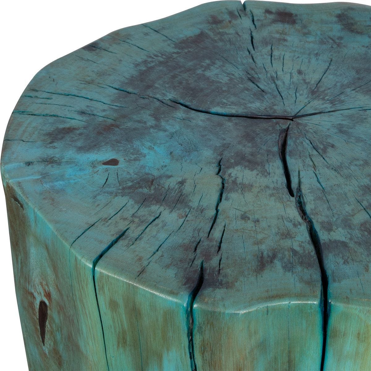 Habitat Accent Stool, Blue – Furniture by Uttermost | Sutter & Vale