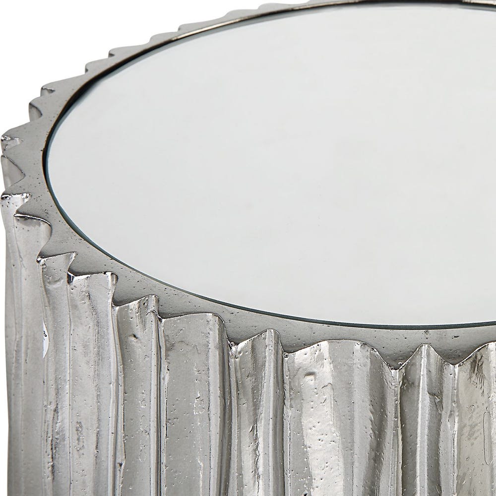 Echo Drink Table, Nickel