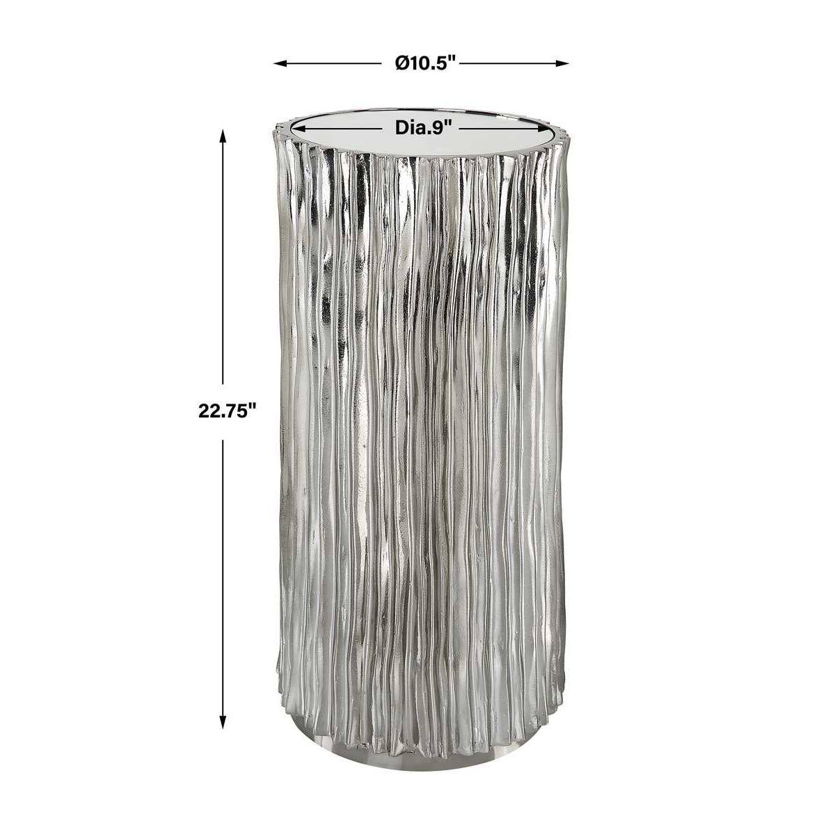 Echo Drink Table, Nickel