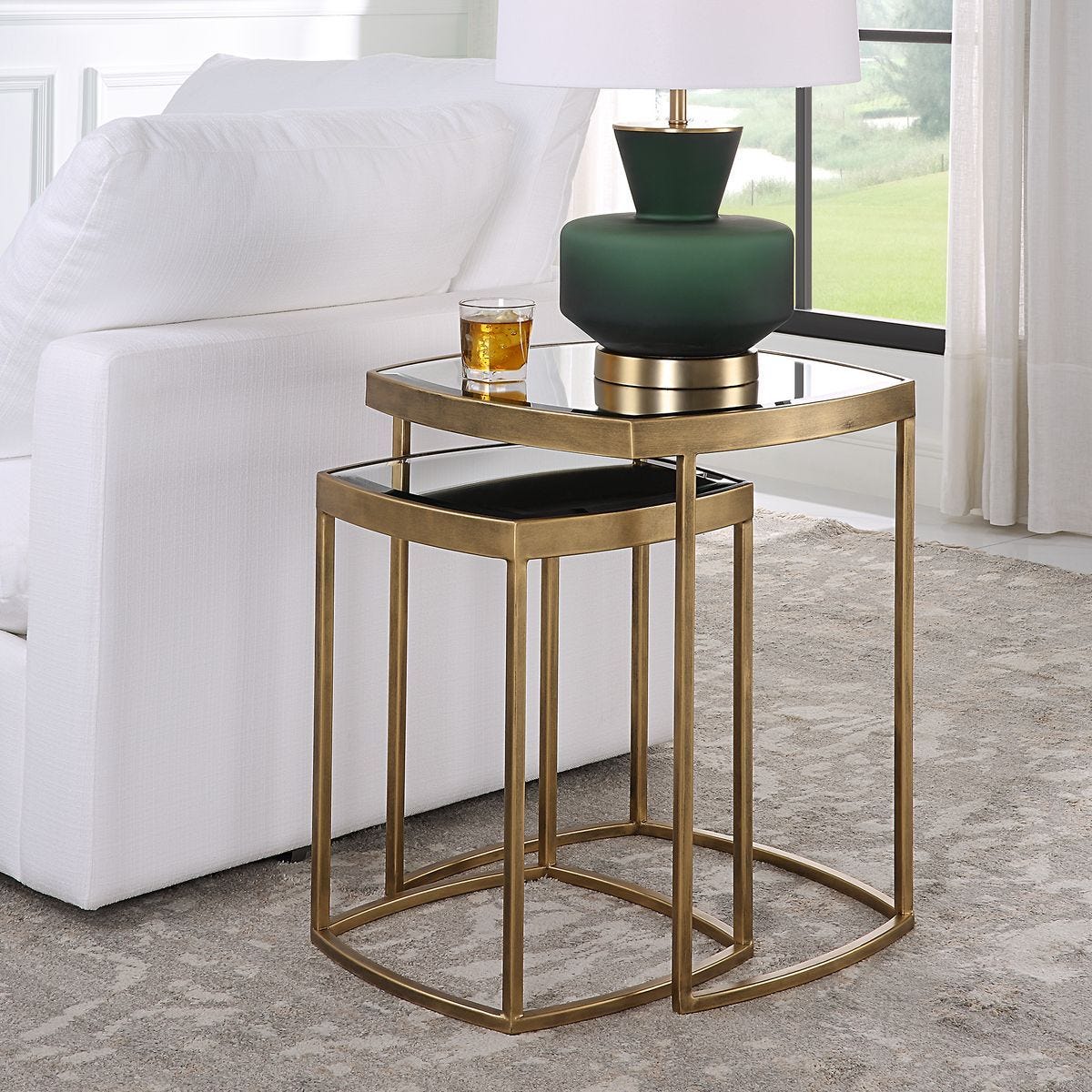 Vista Nesting Tables, S/2 – Furniture by Uttermost | Sutter & Vale