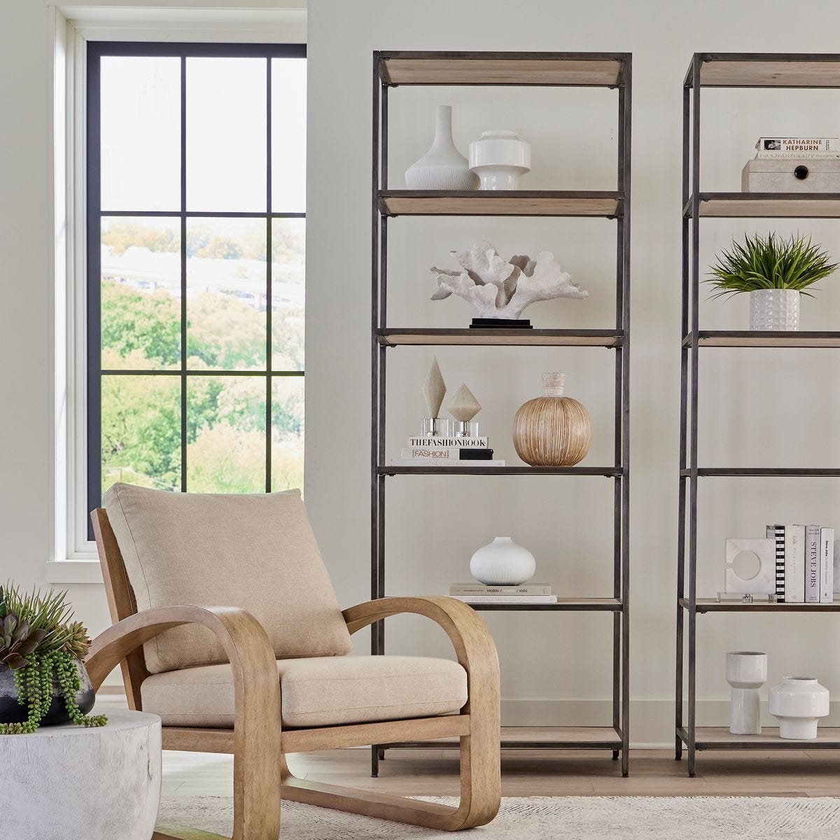 Baldwin Etagere, 2 CARTONS – Furniture by Uttermost | Sutter & Vale