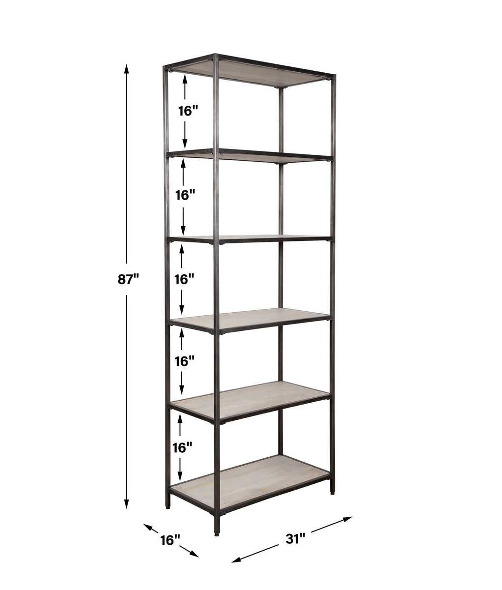 Baldwin Etagere, 2 CARTONS – Furniture by Uttermost | Sutter & Vale