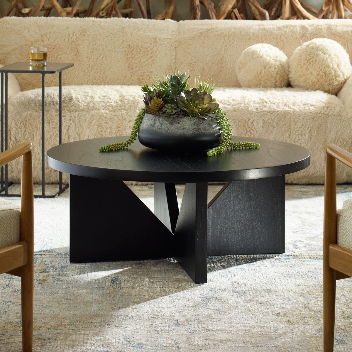 Nadette Coffee Table, Espresso – Furniture by Uttermost | Sutter & Vale