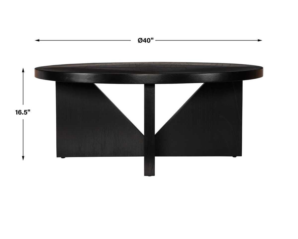 Nadette Coffee Table, Espresso – Furniture by Uttermost | Sutter & Vale